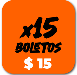 15 boletos